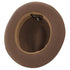 Journey - Walrus Hats Navy Wool Felt Fedora Crushable Hat - H7009